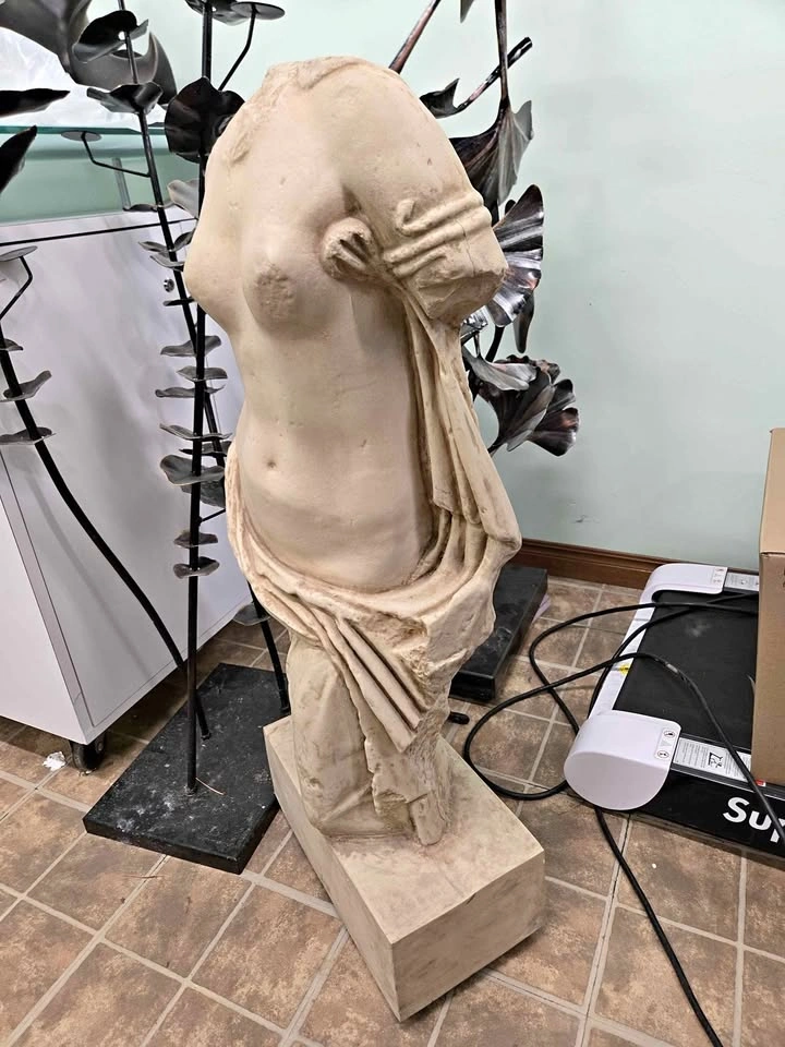 Rare Greek goddess torso