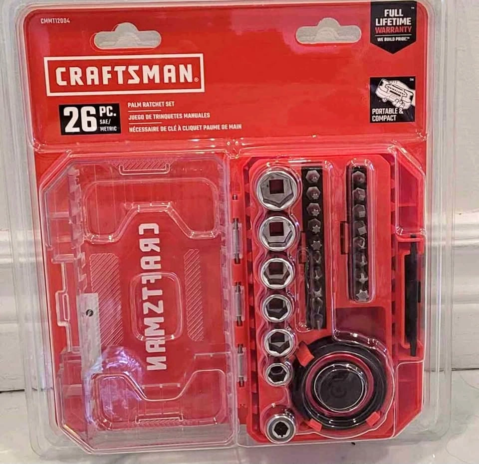 BRAND NEW Craftsman 26pcs palm tool set