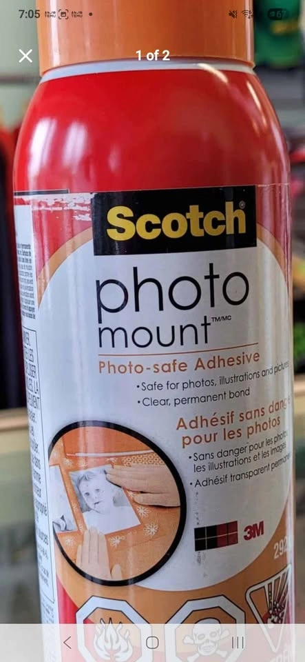BRAND NEW Scotch 3M photo mount spray adhesive - photo 2