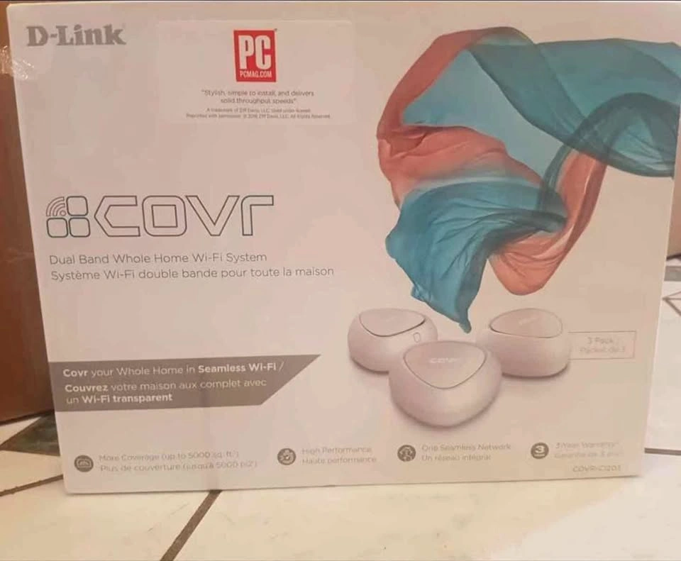 BRAND NEW D-Link COVR Wifi mesh system. SEALED!