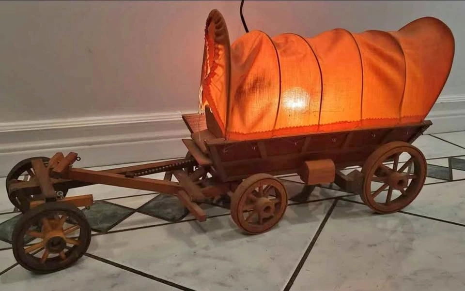 Rare lighted wagon
