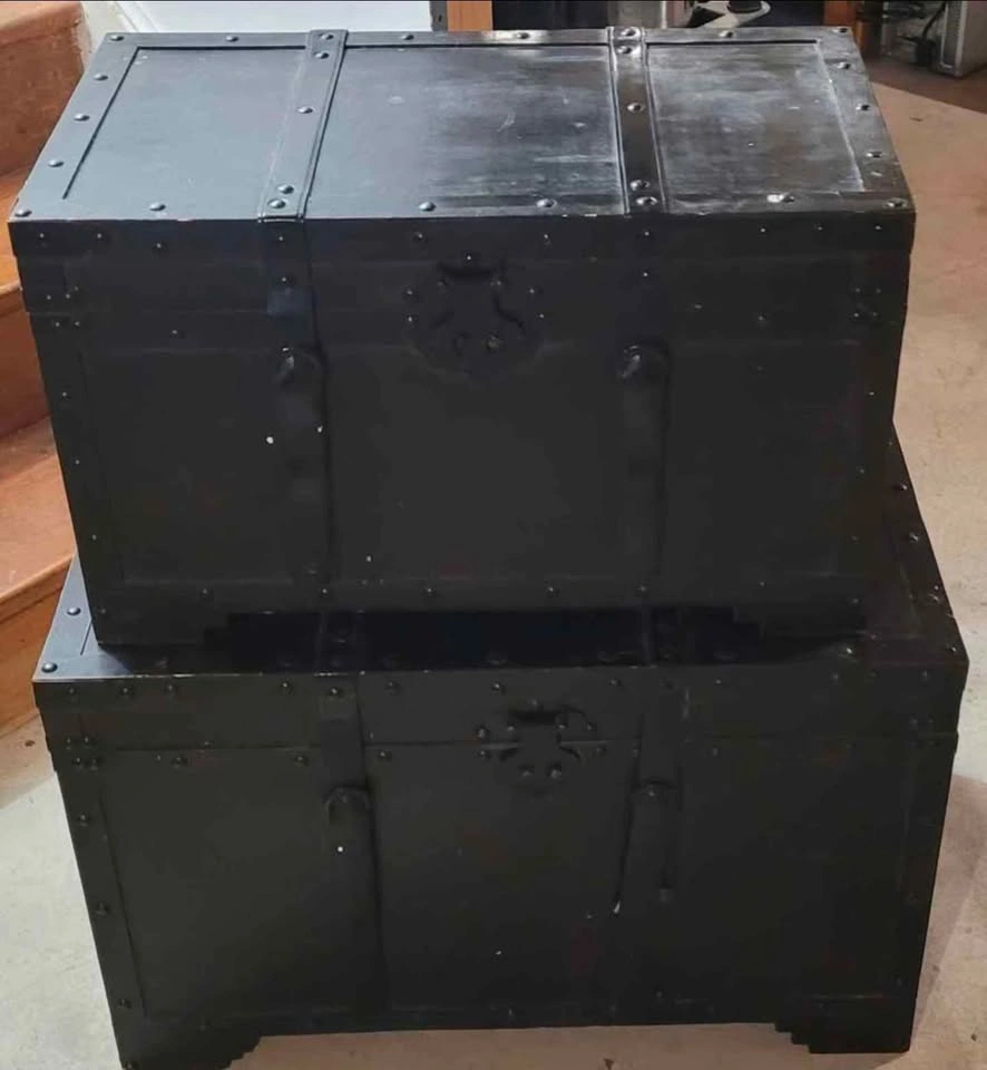 RARE wooden vintage chest - photo 2