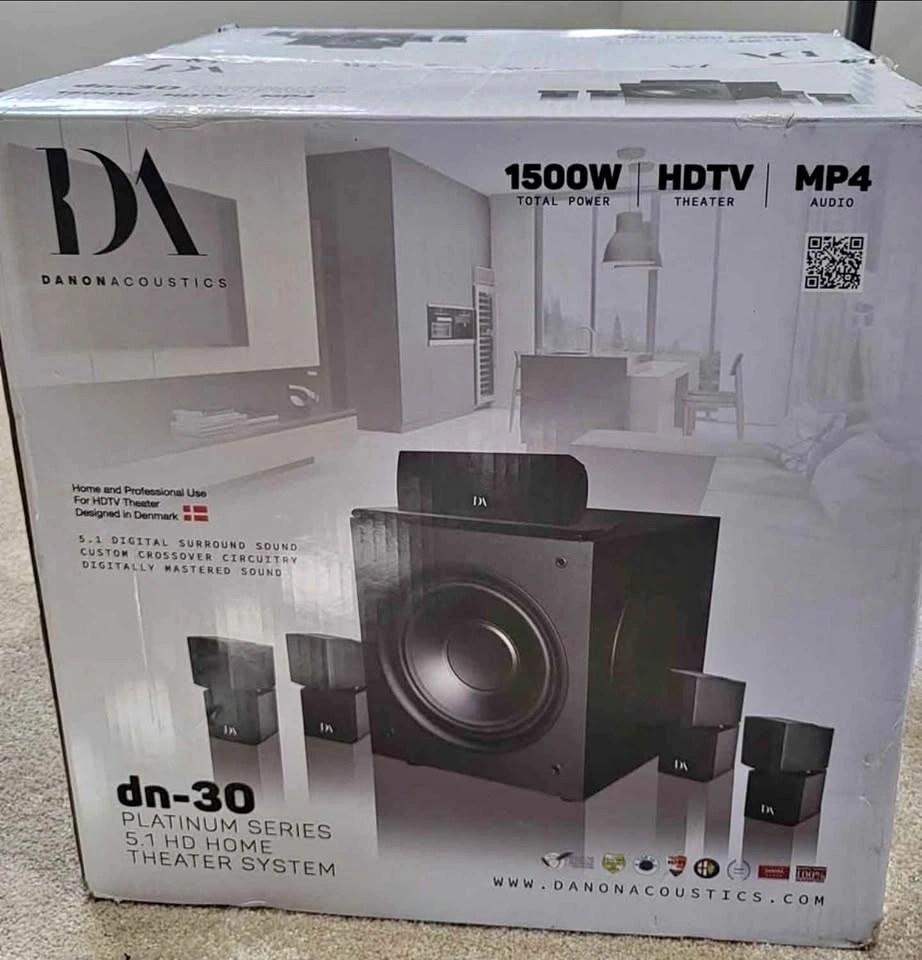 BRAND NEW high performance surround sound system _sealed!!!