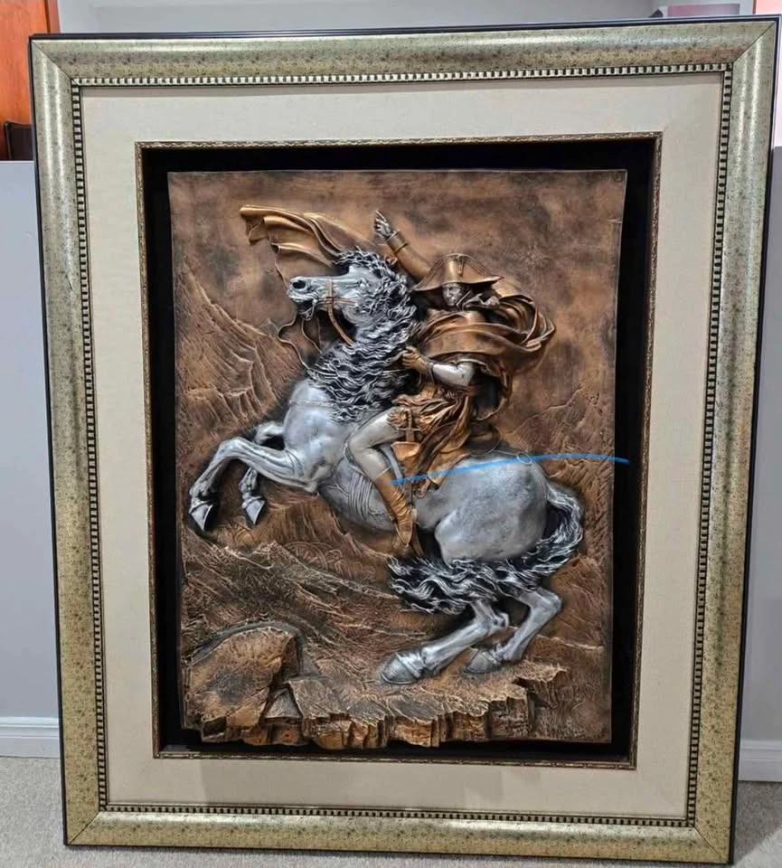 BRAND NEW high relief Napoleon painting - photo 2