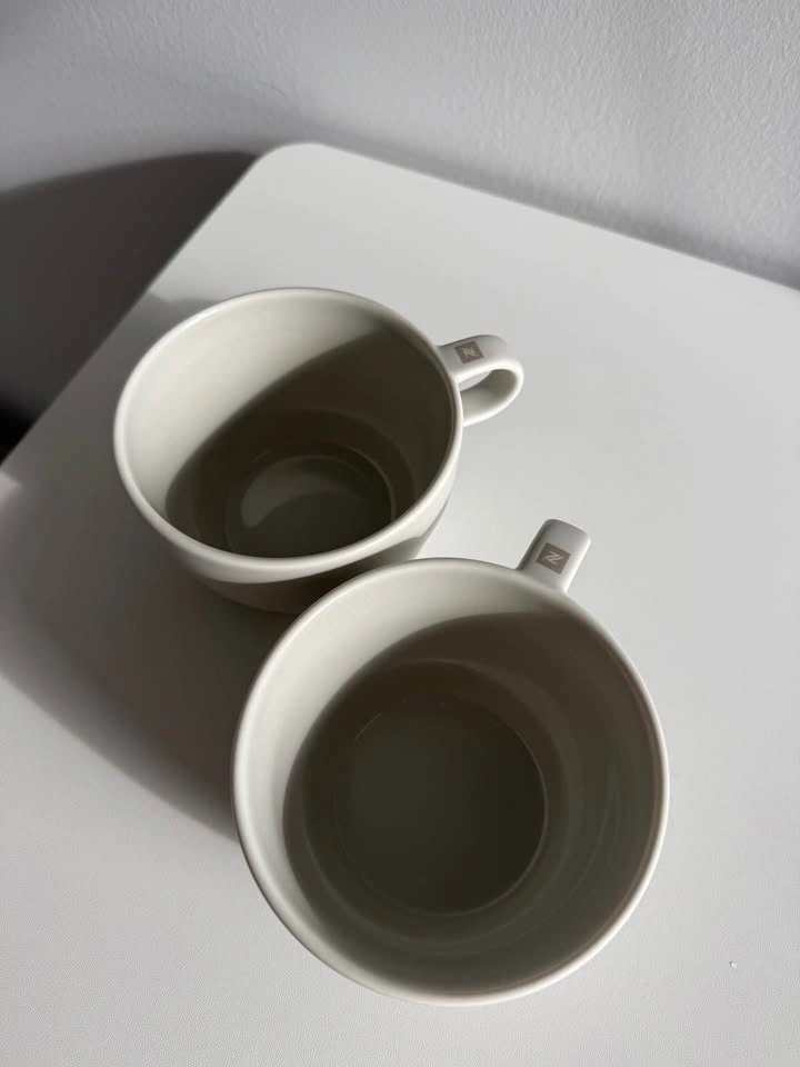 Nespresso large cappuccino mugs cups set of 2 - photo 2