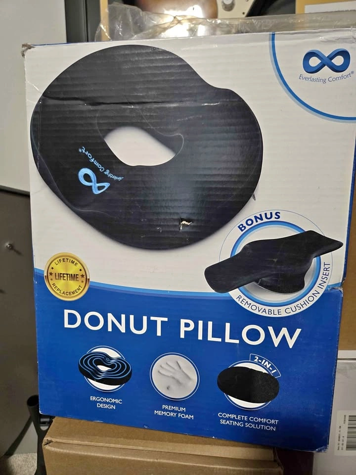 Everlasting Comfort Donut Pillow