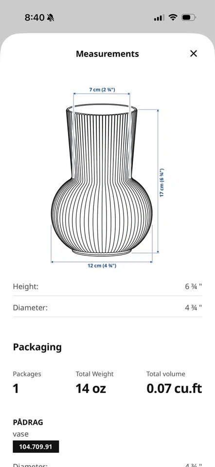 Clear flower vase - photo 2