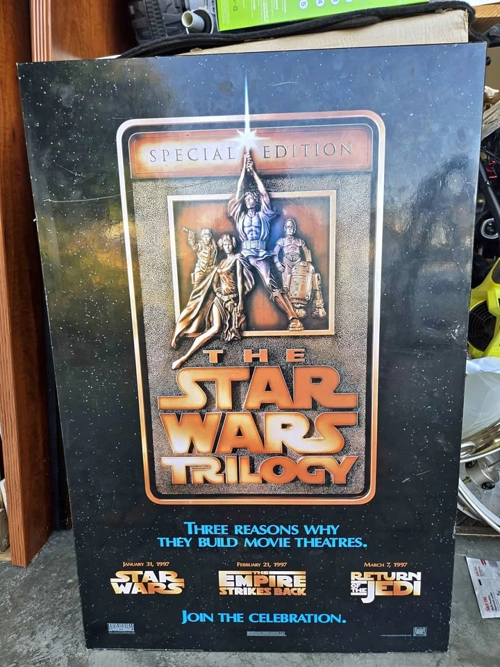 Star wars trilogy plaque panel