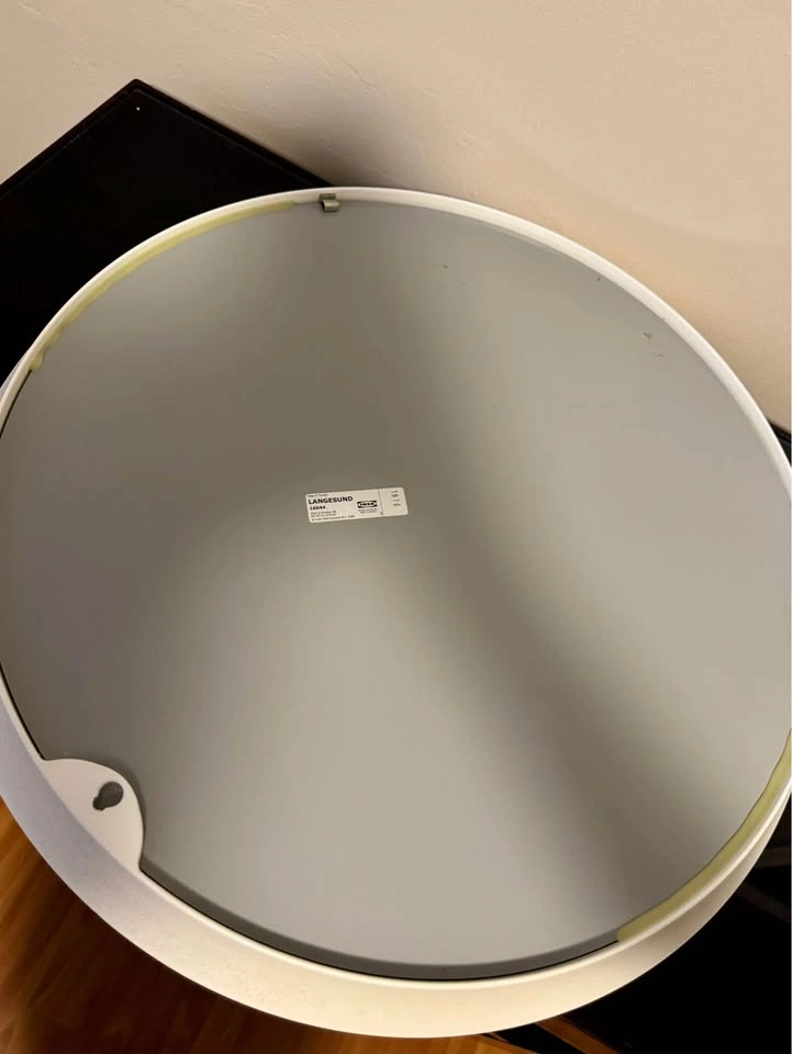IKEA LANGESUND Round Mirror - photo 3