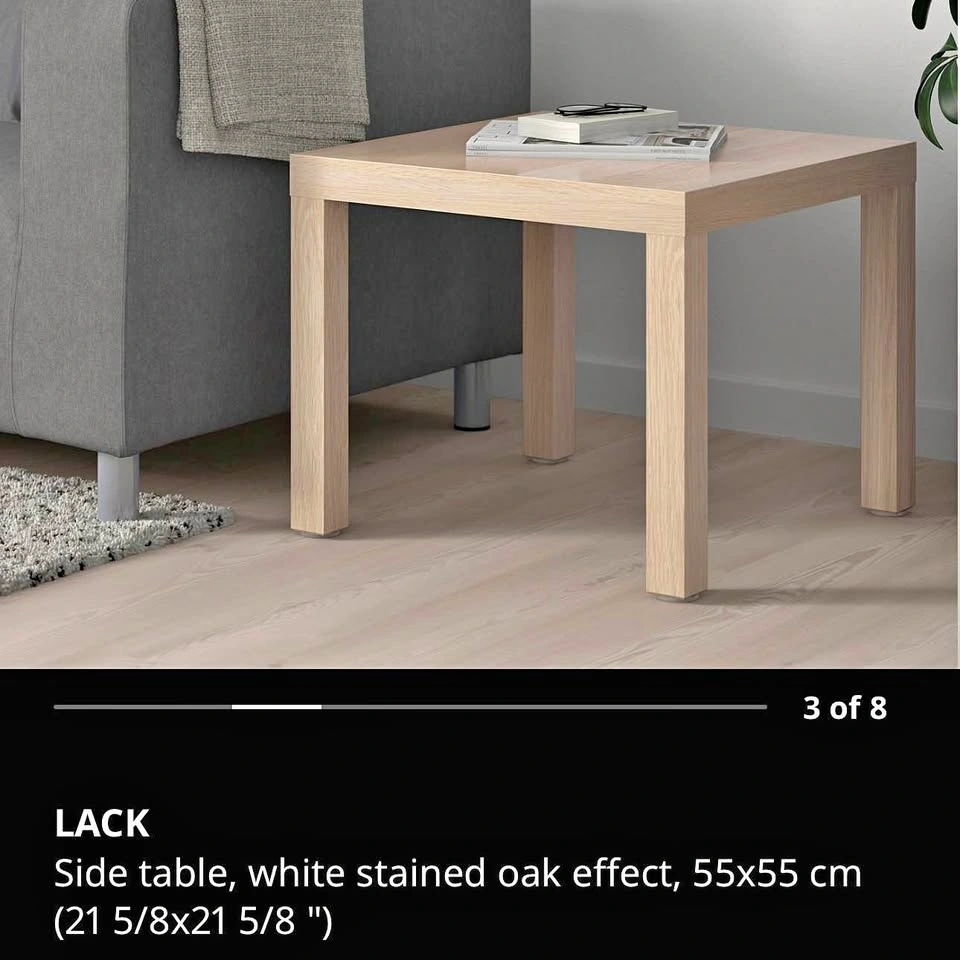 IKEA LACK Side Table Set (2 Available)
