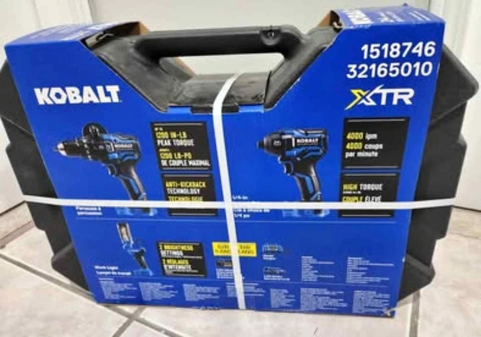 BRAND NEW Kobalt XTR drill combo_SEALED!!!