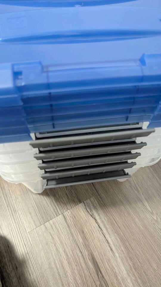Set of 9 Sterilite Latching Storage Bins - 12.2L - photo 3