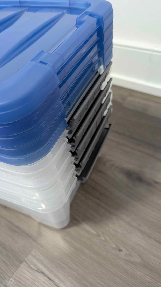 Set of 9 Sterilite Latching Storage Bins - 12.2L - photo 4
