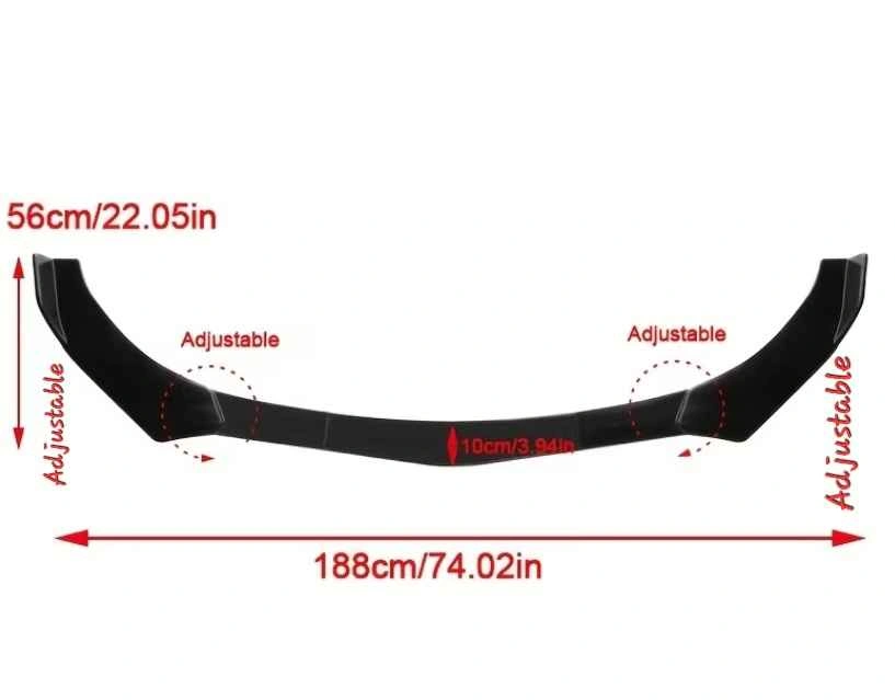 50% off Universal Front Bumper Lip - photo 4