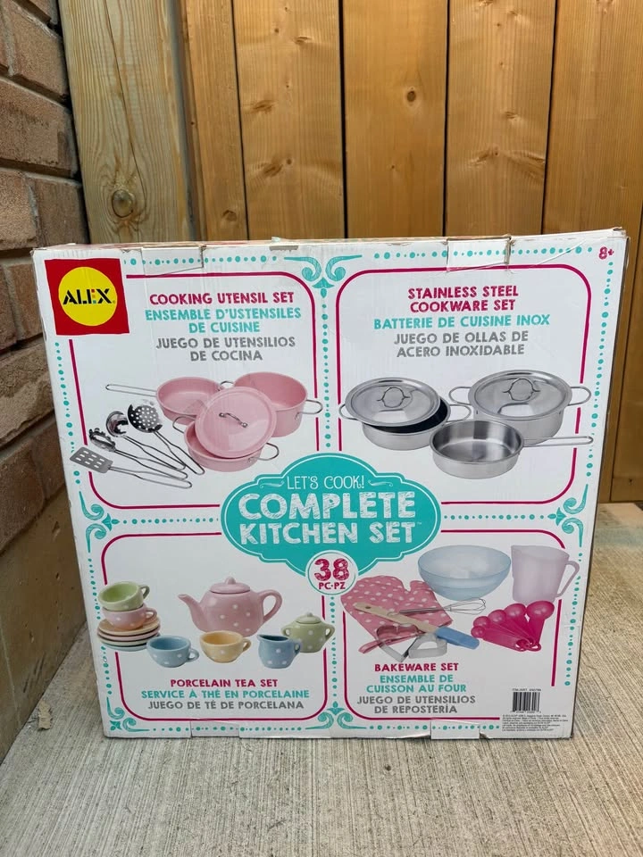 ALEX Let’s Cook! Complete Kitchen Set – 38 Pieces + Original Box - photo 2