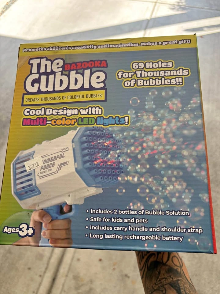 The Bazooka Gubble Bubble Gun