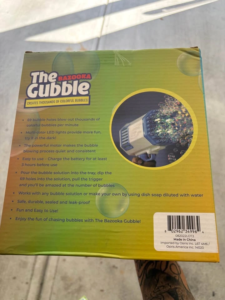 The Bazooka Gubble Bubble Gun - photo 2