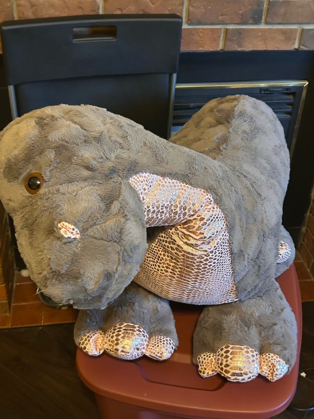 Large dinosaur stuffed toy