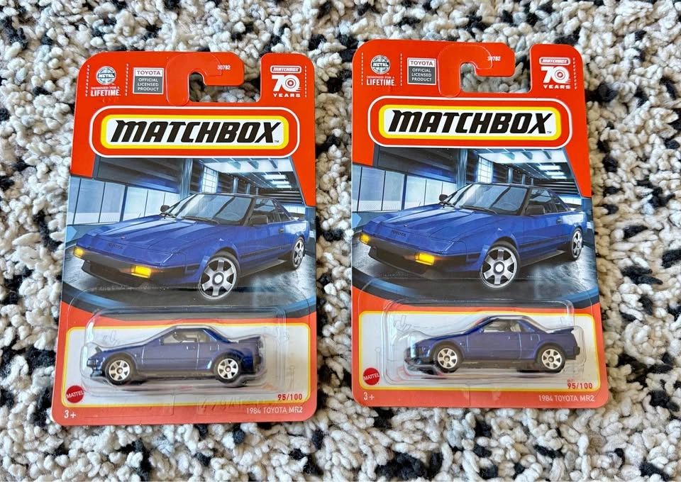 Matchbox Toyota MR2 (Pair) Open and Closed Headlights
