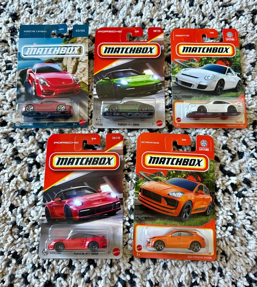 Matchbox Porsche Set