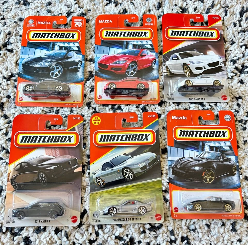 Matchbox Mazda Set