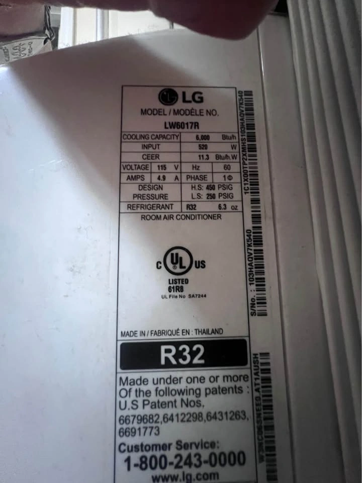 LG LW6017R Window Air Conditioner - photo 2