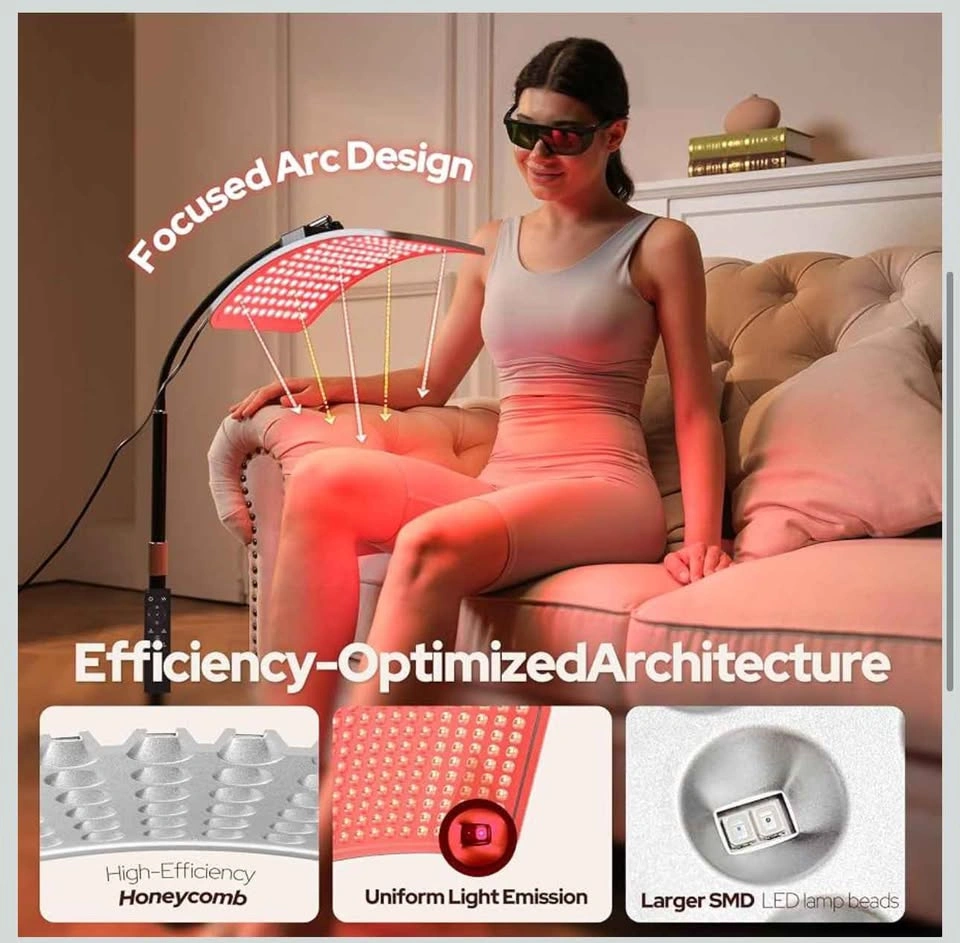 Red Light Therapy Lamp with Adjustable Stand - photo 2