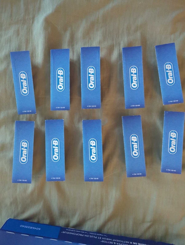 Oral-B CrossAction Brush Heads, 10x, New, Open Box - photo 2