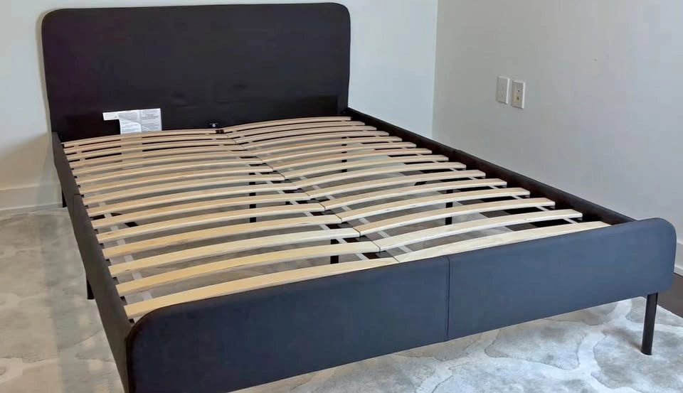 IKEA Queen Size Bed Frame and Foam Mattress
