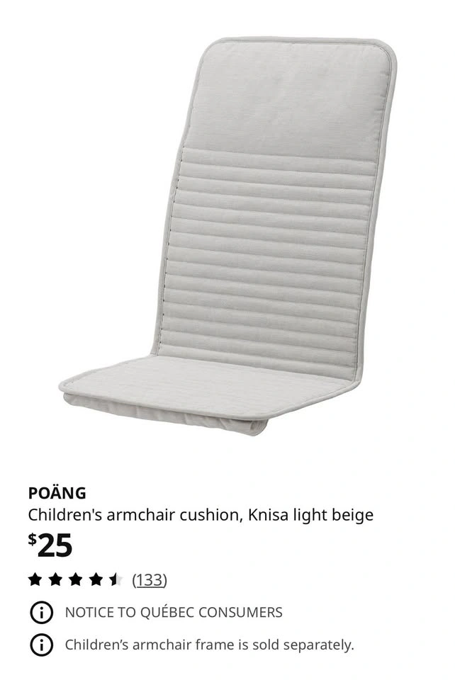 IKEA POÄNG Kids’ Armchair - photo 4