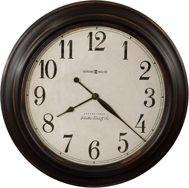 Howard Miller Coldwater 549-472 Wall Clock II - Distressed Black - photo 2