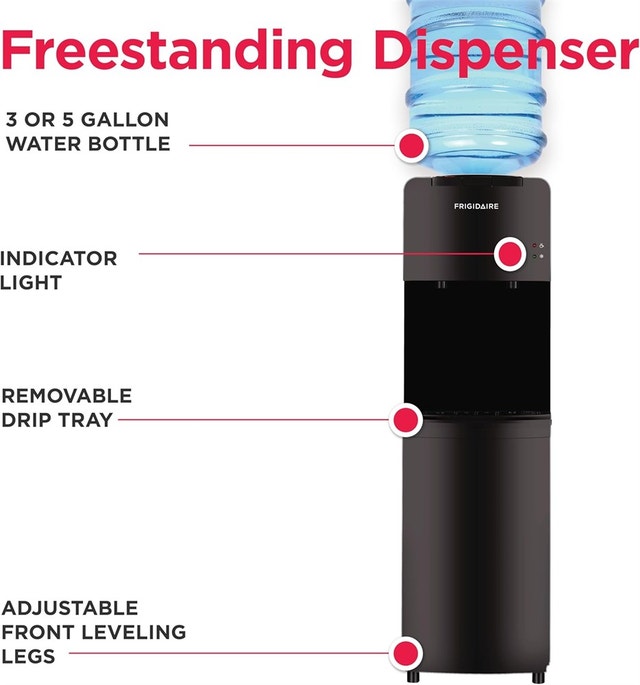 Frigidaire EFWC498 Top Loading Hot & Cold Water Dispenser - photo 2