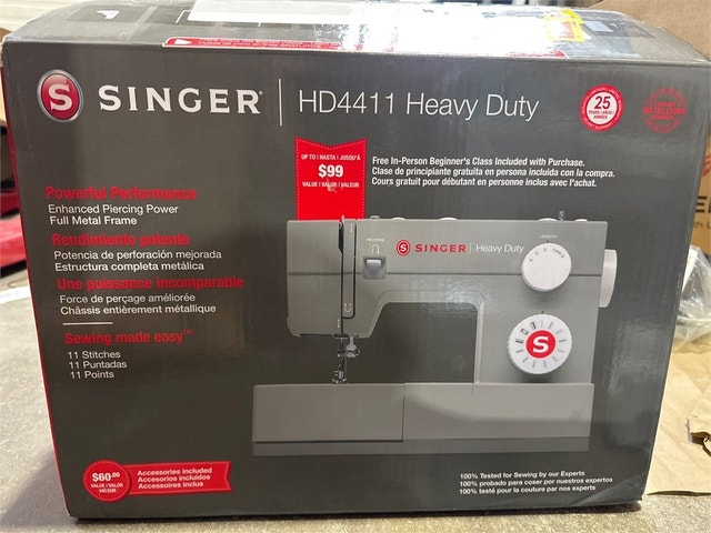 SINGER Heavy Duty 4411 (Grey) High Speed Sewing Machine - photo 3