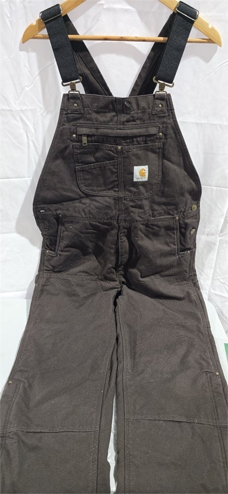 Carhartt Men's Loose Fit Washed Duck Insulated Bib Overalls - photo 5