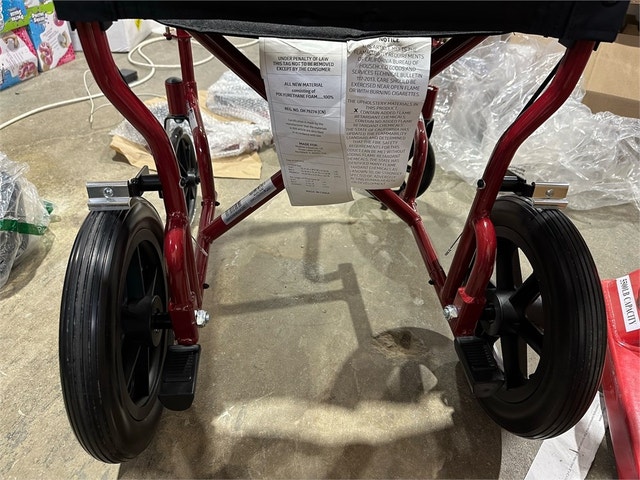 Medline Lightweight Transport Wheelchair with Handbrakes - photo 5