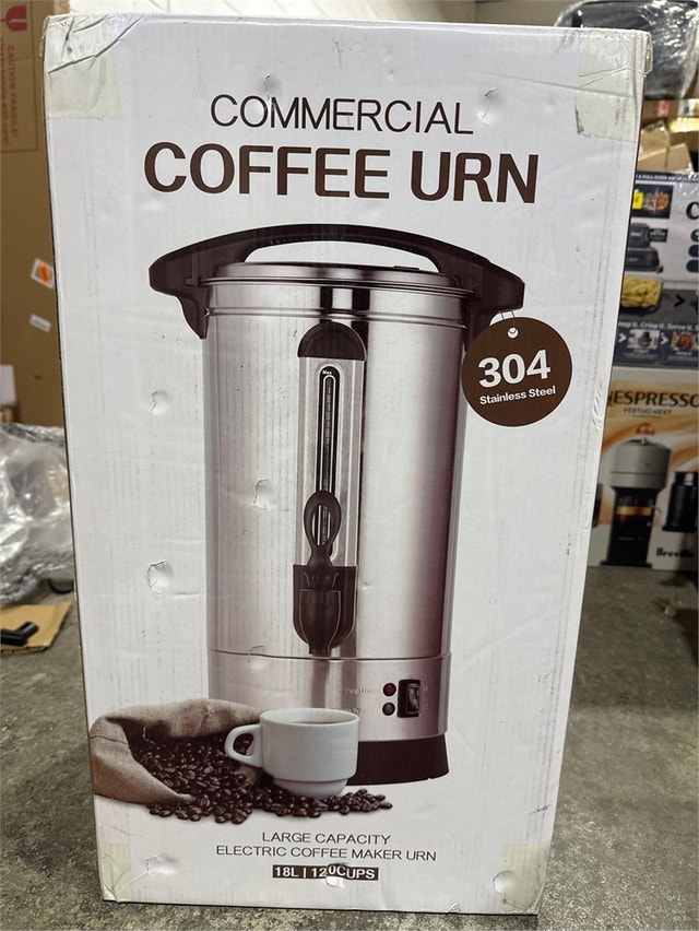 120 Cup Coffee Urn, 18L Large Capacity Stainless Steel - photo 3