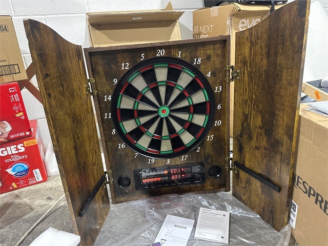 Electronic Dart Board Cabinet Set - photo 4