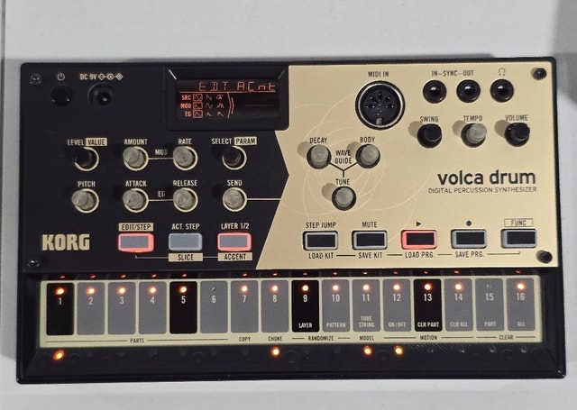 Korg Volca Drum Digital Percussion Synthesizer - photo 3