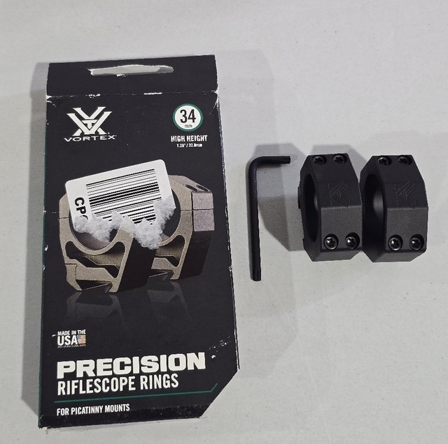 34mm - 1.26 inches Vortex Scope Rings - photo 3