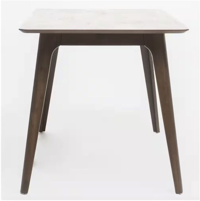 Gideon Natural Walnut Dining Table by Noble House - photo 3