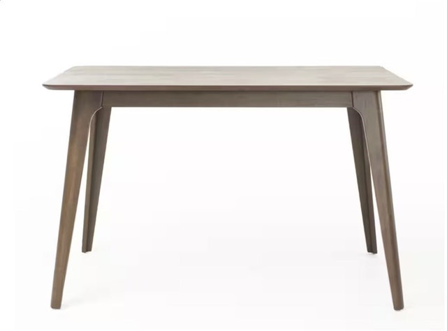Gideon Natural Walnut Dining Table by Noble House - photo 4
