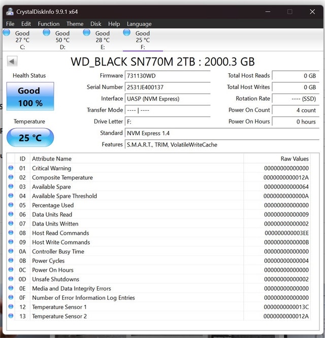 WD_Black SN770M 2TB M.2 2230 NVMe SSD - PCIe Gen 4.0 - photo 3