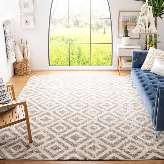 SAFAVIEH Amsterdam Collection 8' x 10' Ivory/Mauve Rug