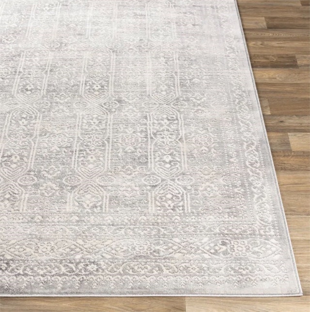 7'10" x 10' Roma Rug By Livabliss White, Black/Grey - photo 3