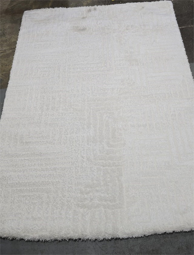 6' 7" x 9' Livabliss Nomadic Ivory Tribal Indoor Shag Rug - photo 5