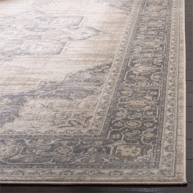 SAFAVIEH Brentwood Collection Area Rug - 9' x 12', Cream & Grey - photo 4