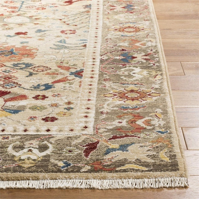 8' x 10' SAFAVIEH Kashan Collection Area Rug Beige & Taupe - photo 2