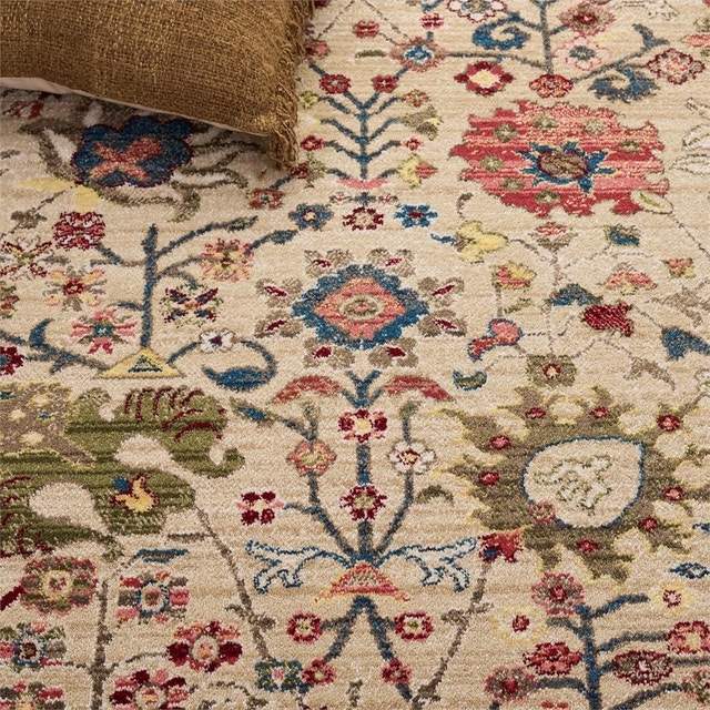 8' x 10' SAFAVIEH Kashan Collection Area Rug Beige & Taupe - photo 4