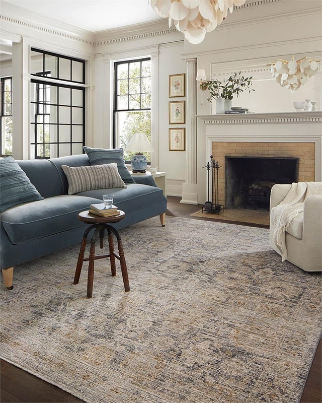 9'6" x 13'1" Jean Stoffer x Loloi Katherine Collection Rug