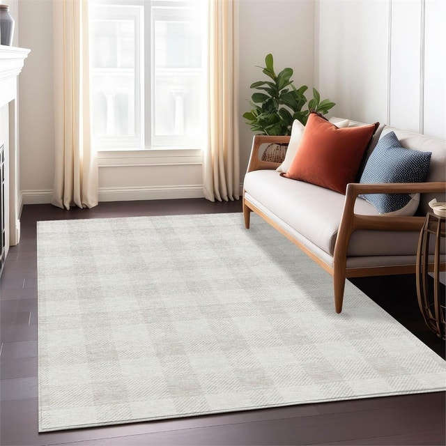 Addison Chantille Ivory 8' x 10' Indoor/Outdoor Patio Rug